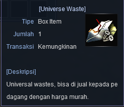 Universe Waste