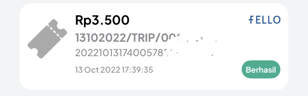 Beli tiket Transjakarta pakai Fello di aplikasi JakLingko